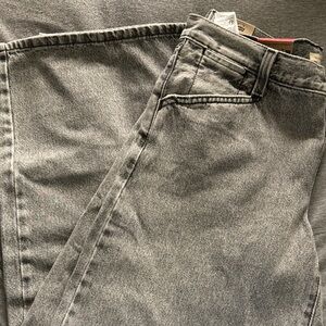 Levi's Gray Flare Wide Leg Jeans